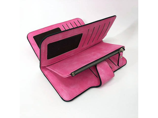 Жіночий гаманець портмоне клатч Baellerry Forever N2345, Компактний гаманець дівчинці. Колір: малиновий - Фото 6