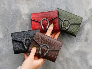 Жіночий міні гаманець кошельчик рептилія (0695)