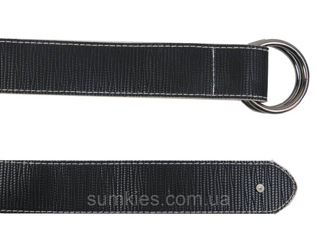 Жіночий ремінь Doca чорний - Фото 5