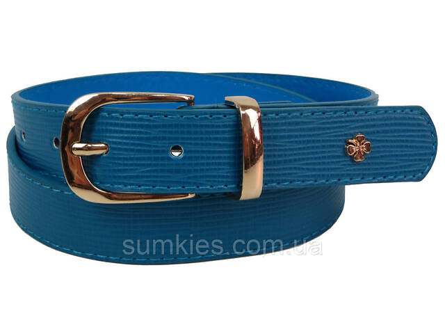 Жіночий ремінь Doca блакитний - Фото 1