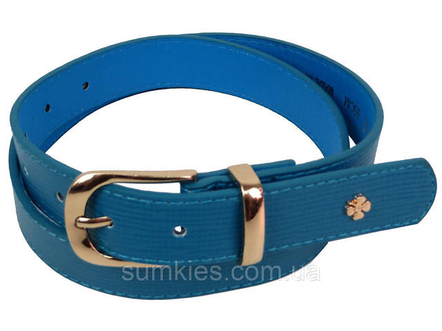 Жіночий ремінь Doca блакитний - Фото 2