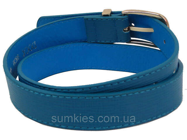 Жіночий ремінь Doca блакитний - Фото 5