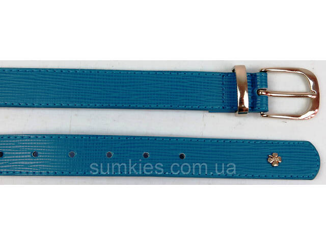 Жіночий ремінь Doca блакитний - Фото 6