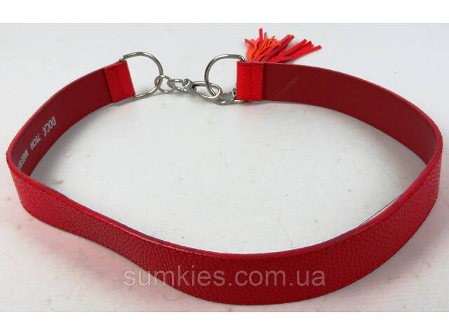 Жіночий ремінь Doca червоний - Фото 4