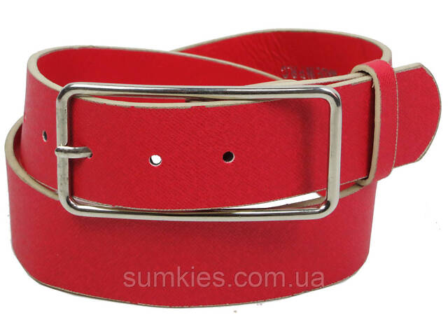 Жіночий ремінь під джинси Doca червоний - Фото 1