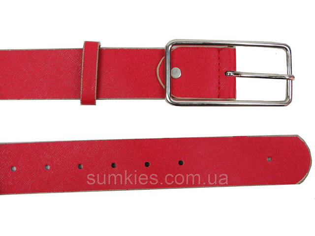 Жіночий ремінь під джинси Doca червоний - Фото 2