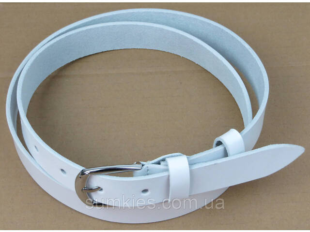 Жіночий ремінь Skipper білий 1605-30 - Фото 2