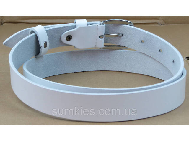 Жіночий ремінь Skipper білий 1605-30 - Фото 5