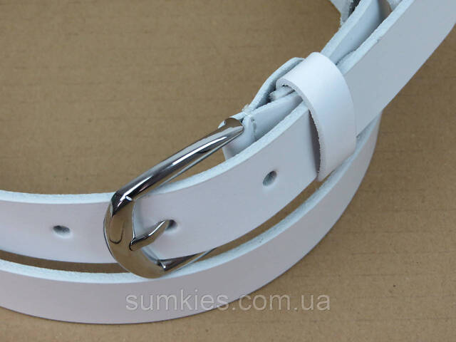 Жіночий ремінь Skipper білий 1605-30 - Фото 6