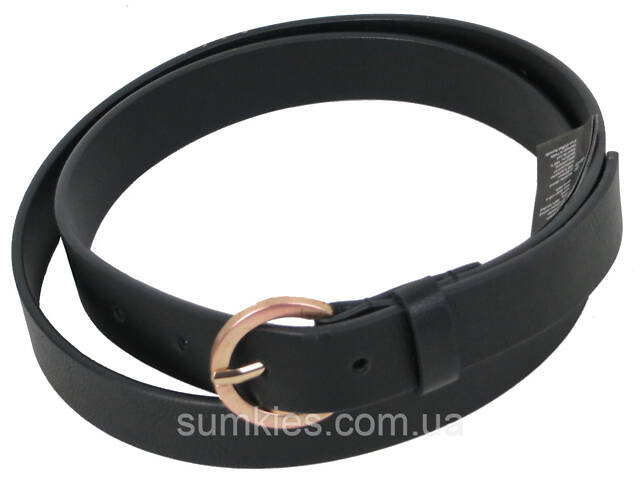 Жіночий ремінь з екошкіри Esmara чорний - Фото 1