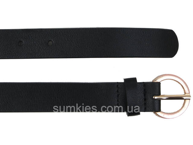 Жіночий ремінь з екошкіри Esmara чорний - Фото 2