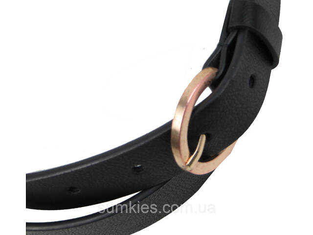 Жіночий ремінь з екошкіри Esmara чорний - Фото 4