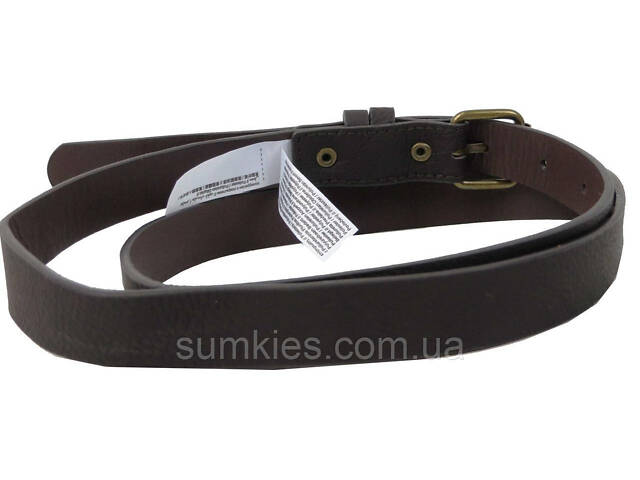 Жіночий ремінь з екошкіри H&M 07753653366 темно-коричневий - Фото 3