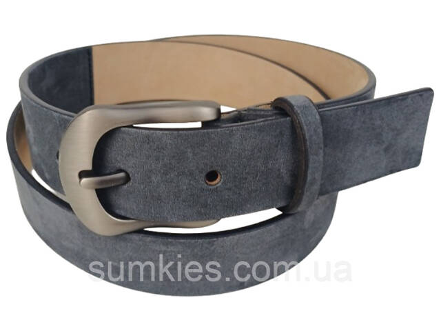 Жіночий ремінь із натуральної шкіри Tod's, Італія, графітовий - Фото 1