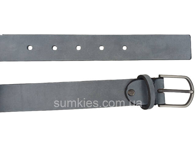 Жіночий ремінь із натуральної шкіри Tod's, Італія, сірий - Фото 3