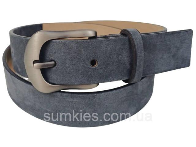 Жіночий ремінь із натуральної шкіри Tod's, Італія, графітовий - Фото 2