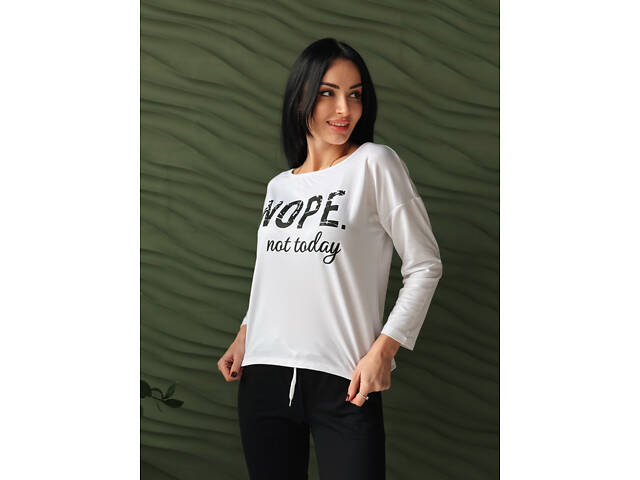 Жіночий спортивний костюм двонитка 'Foll' | Норма і батал Чорний, 50-52 - Фото 4