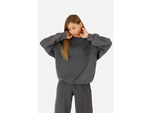 Женский свитшот Deppot М Серый ЦБ-00257352 (SKT001012748)