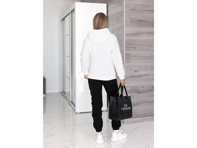 Жіночий теплий спортивний костюм 'Award' | Норма і батал Чорний, 46-48 - Фото 7