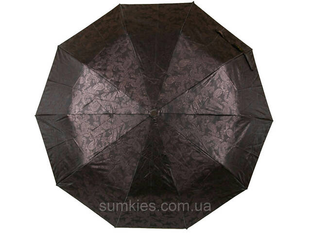 Женский зонт полуавтомат Bellisimo коричневый - Фото 1