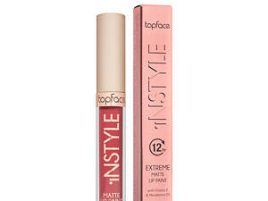 Жидкая матовая помада для губ Topface Instyle Mаtte, 02 Темно-розовая