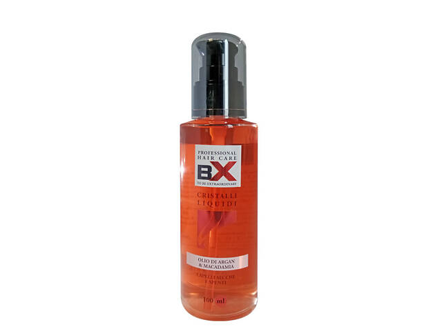 Жидкие кристаллы для сухих и тусклых волос BX Professional Cristalli Liquidi Olio di Argan Macadamia 8000903660419 100 м - Фото 1