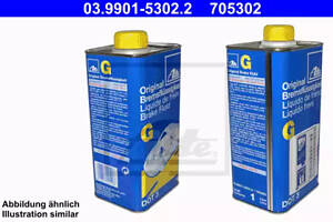 Рідина гальмівна DOT 3 BRAKE FLUID, 1 л