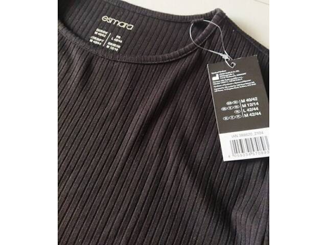 Женская кофточка, реглан в рубчик Esmara M - Фото 2