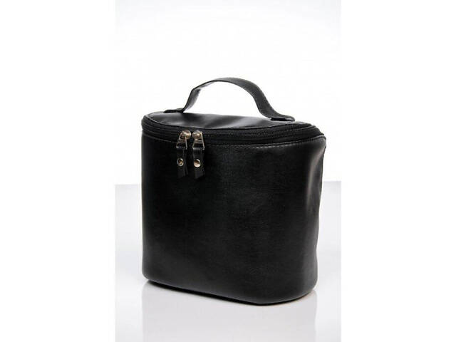 Женская косметичка черная кожа эко 730411102e - Фото 1