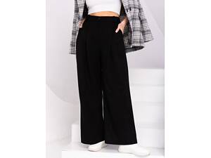 Женские брюки ISSA PLUS 13749 M черный.