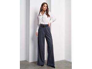 Женские брюки ISSA PLUS 15015 XXL серый.