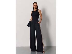 Женские брюки ISSA PLUS 15162 XL черный.