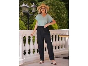 Женские брюки ISSA PLUS 15221 L черный.