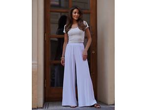 Женские брюки ISSA PLUS 15250 M белый.