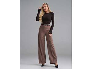 Жіночі брюки ISSA PLUS 15462 L бежевий