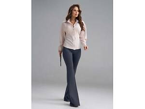 Женские брюки ISSA PLUS 15500 XXL серый.