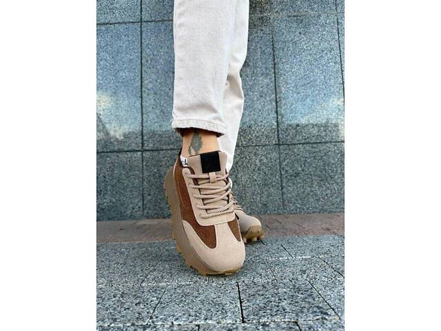 Жіночі кросівки коричневі, кросівки на товстій підошві 37,38,39,41р код 8913 41, 26.5 - Фото 5