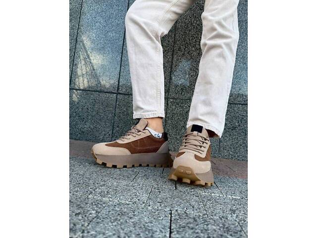 Жіночі кросівки коричневі, кросівки на товстій підошві 37,38,39,41р код 8913 41, 26.5 - Фото 4