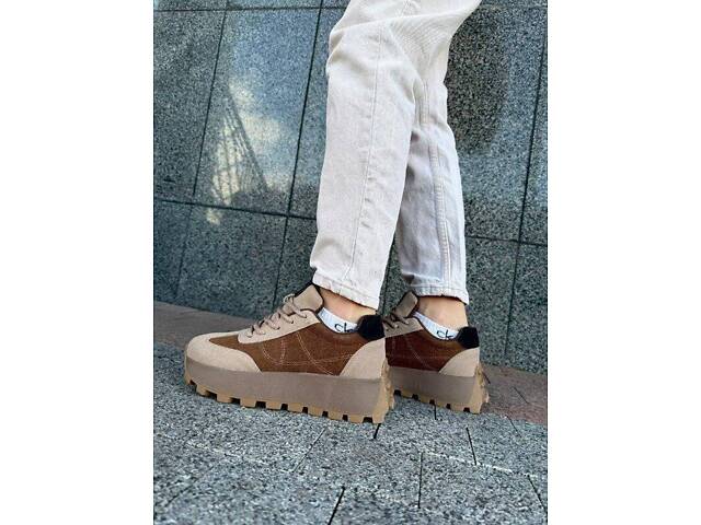 Жіночі кросівки коричневі, кросівки на товстій підошві 37,38,39,41р код 8913 41, 26.5 - Фото 7