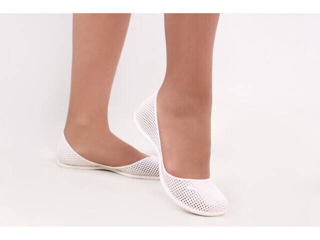 Жіночі Силіконові балетки мильниці In-Ox-38 In-Ox Білий 38 Жіночий (binox38) - Фото 1