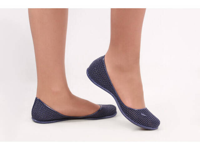 Жіночі Силіконові балетки мильниці In-Ox-38 In-Ox Темно-синій 38 Жіночий (TSinox38) - Фото 1