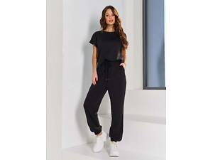 Жіночі спортивні костюми ISSA PLUS 15057 XXL чорний