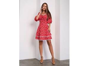 Жіночі сукні ISSA PLUS SA-656 S червоний