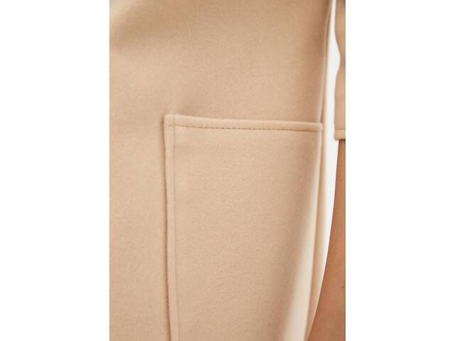 Женский кардиган-пальто из кашемира Подиум Sema 25237-BEIGE XXL Бежевый - Фото 2