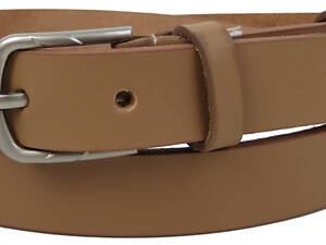 Женский кожаный ремень Skipper, Украина бежевый 2,5 см