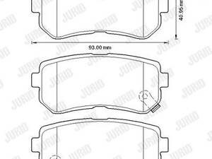 Jurid brake pad (set)