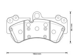 Jurid brake pad (set)