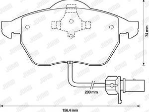 Jurid brake pad (set)