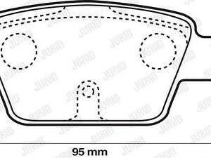 Jurid brake pad (set)