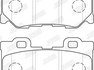 Jurid brake pad (set)